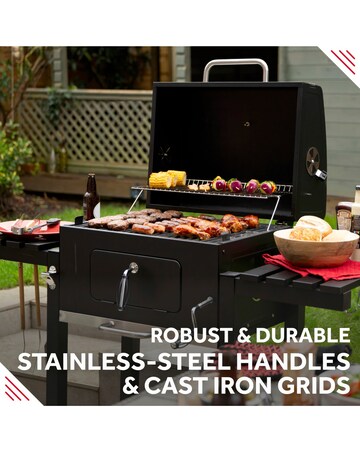 George Foreman XL Smoker Charcoal BBQ