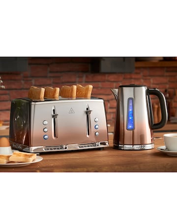 Russell Hobbs 25143 Eclipse Copper Sunset 4 Slice Toaster
