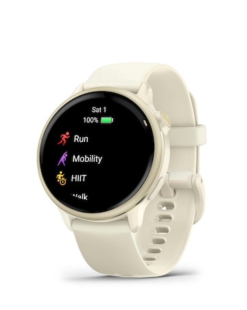 Garmin Vivoactive 6 AMOLED 42mm Smart Watch - Lunar Gold