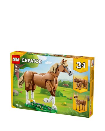 LEGO Creator 3in1 Beautiful Horse Toy Animal Building Set 31166