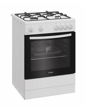 Indesit I6GGMMW/UK 60cm Gas Single - White