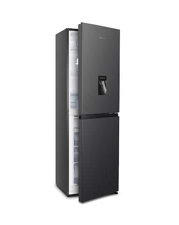 Fridgemaster MC55240DEB Fridge Freezer with Water Dispenser- E Rated