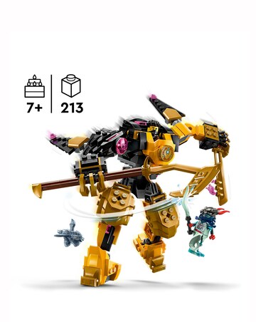 LEGO NINJAGO Arin's Spinjitzu Battle Mech Toy Set with 2 Minifigures 71839