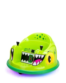 Xootz Kids Electric Dinosaur Bumper Car Ride-On - Green