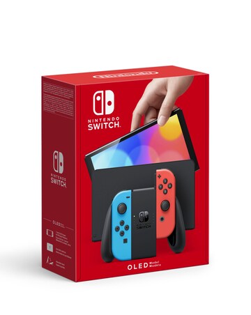 Nintendo Switch OLED Console - Neon Red/ Neon Blue