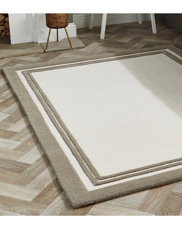 Piper Border Woollen Rug