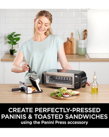 Ninja Foodi 3-in-1 Toaster Grill & Panini Press Black ST200UK