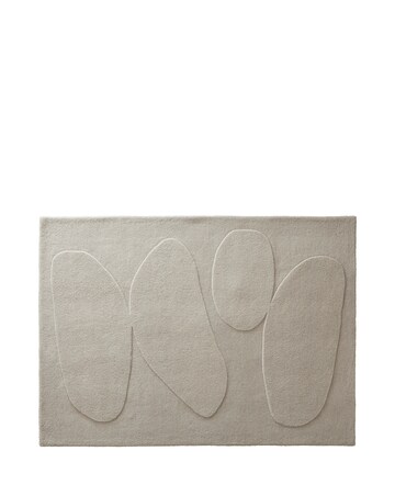 Sculptured Wool Pebble Rug