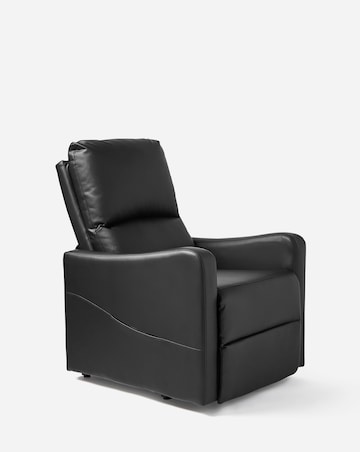 Lincoln Faux Leather Electric Recliner Armchair