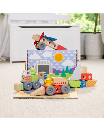 Melissa & Doug Blockables Vechiles Play Set