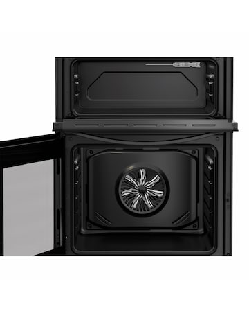 Indesit ITE6VMB 60cm Electric Twin Cooker with Ceramic Hob - Black Installation