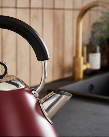 Morphy Richards Accents Pyramid Kettle & Toaster Rhubarb