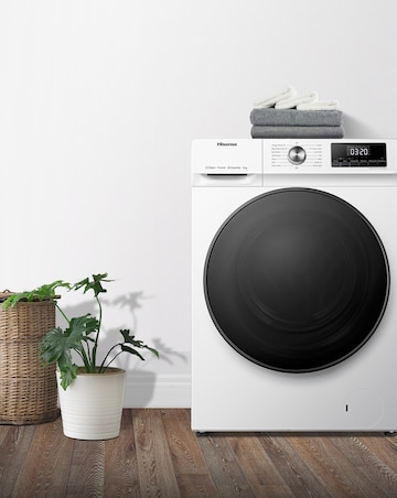 Hisense WFQA8014EVJM 8kg Washing Machine, A rated, 1400rpm Spin