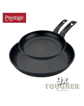 Prestige 9x Tougher Twin Frypans