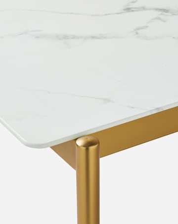 Thea Marble Effect Dining Table