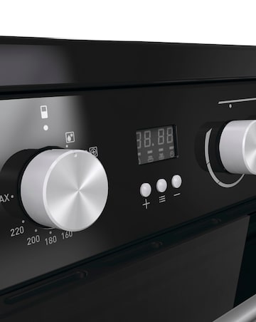 Hisense HDE3211BBUK Freestanding Electric Cooker - Black