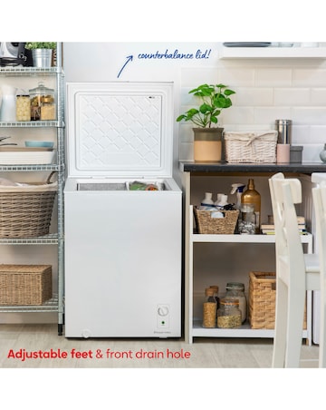Russell Hobbs RH142CF0E1W 143L Chest Freezer - White - E Rated