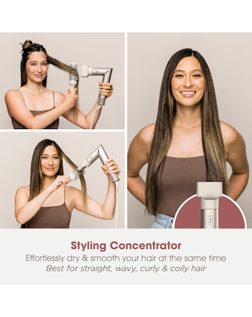 Shark FlexStyle 4-in-1 Air Styler & Hair Dryer For Straight & Wavy Hair - Stone