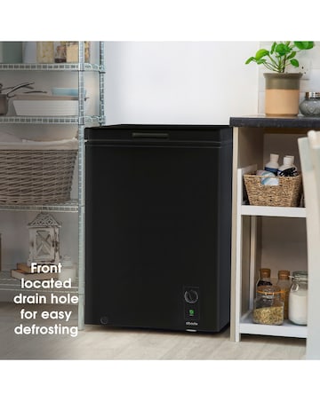 Abode A142CF0E1B Chest Freezer 142L - Black