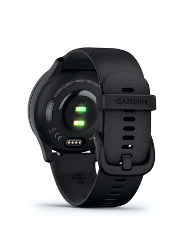 Garmin Vivomove Sport Smart Watch - Black with Silicone Band