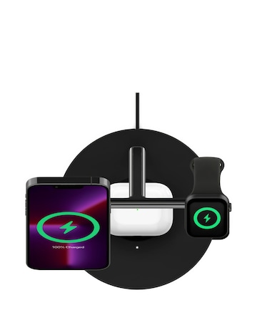 Belkin BoostCharge Pro 3-in-1 Wireless Charger w MagSafe Charging 15W Black
