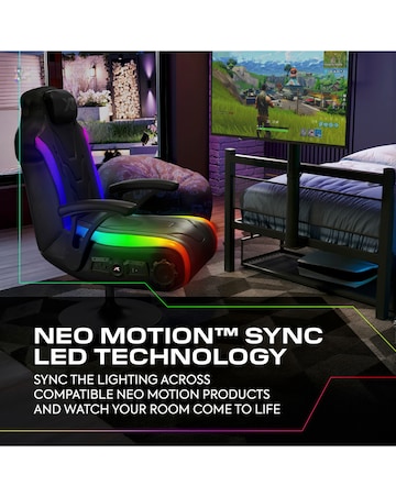 X Rocker Basecamp RGB Single Bed - Black