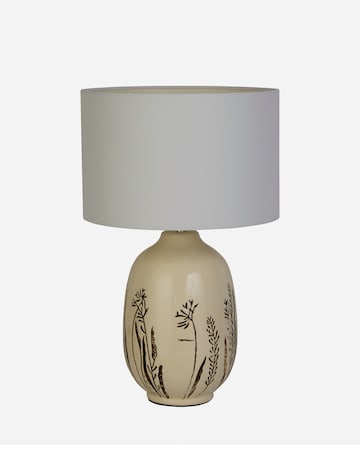 Julipa Floral Pattern Ceramic Table Lamp