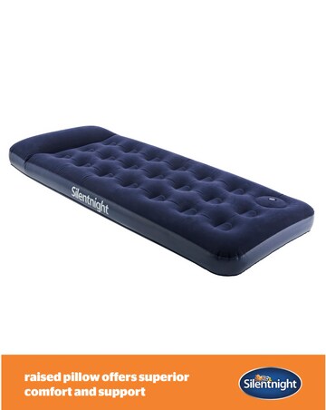 Silentnight Deluxe Airbed with Footpump - Single