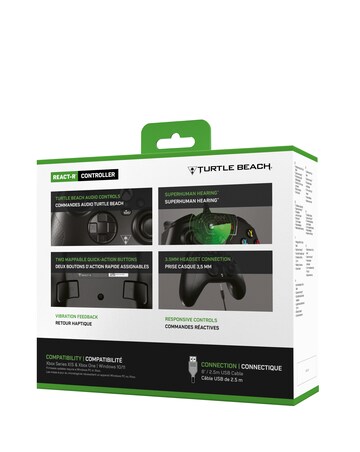 Turtle Beach React-R Wired Controller - Black
