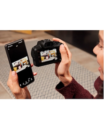 Canon EOS R100 APS-C Mirrorless Camera inc 128GB SD Card & Kit - Black