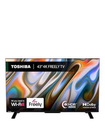 Toshiba 43UV2F53DBU 43in Smart TV 4K UHD HDR LCD Freely TV with Amazon Alexa