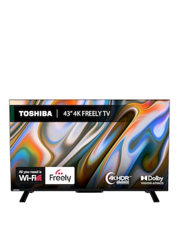 Toshiba 43UV2F53DBU 43in Smart TV 4K UHD HDR LCD Freely TV with Amazon Alexa