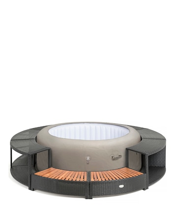 Lay-Z-Spa 200cm Round Rattan Hot Tub Surround