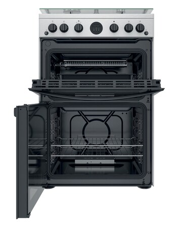 Indesit ID67G0MCX/UK 60cm Gas Double Cooker + Installation