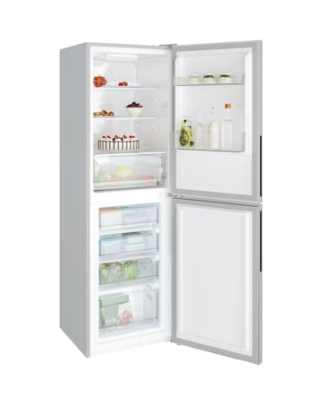 Candy CCT3L517ESK-1 176cm High 50/50 Fridge Freezer - Silver