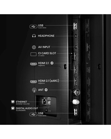 Hisense 65in 65A6NTUK Smart 4K UHD HDR LED TV with Amazon Alexa