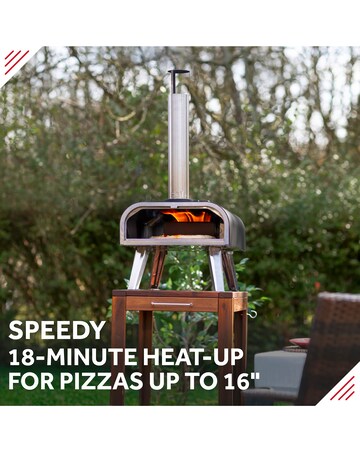 George Foreman 16" Pizza Oven with Paddle & Carry Bag