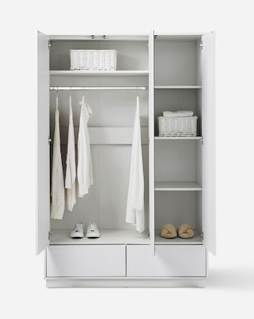 Bede 3 Door Wardrobe with Mirror