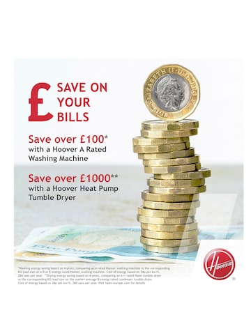 Hoover H-WASH 500 HW412AMC 12kg Washing Machine + Installation