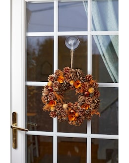 Copper Cone 36cm Wreath