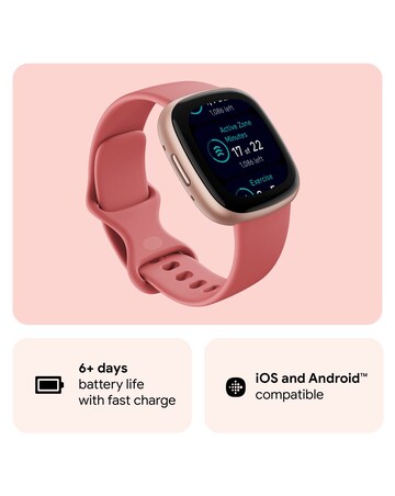 Fitbit Versa 4 Smart Watch - Pink Sand