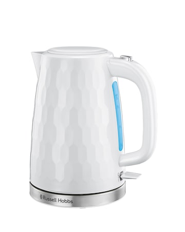 Russell Hobbs 26050 Textured Honeycomb White Kettle