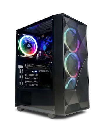 CyberpowerPC Eurus Gaming PC - Core i5-10400F RTX 3050 8GB RAM 500GB NVMe SSD