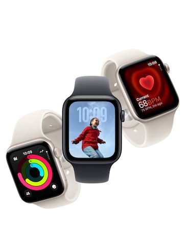 Apple Watch SE 3 GPS 40mm - Midnight Aluminium/Midnight Sport Band - S/M