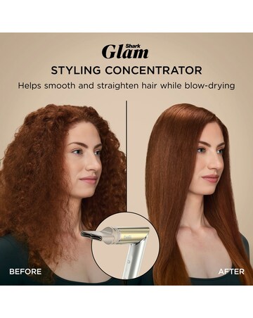 Shark Glam Straight & Waves Multi-Styler 4-In-1 - Gold - HD6041SUK