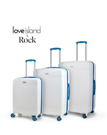 Rock Love Island 3pc Suitcase Set