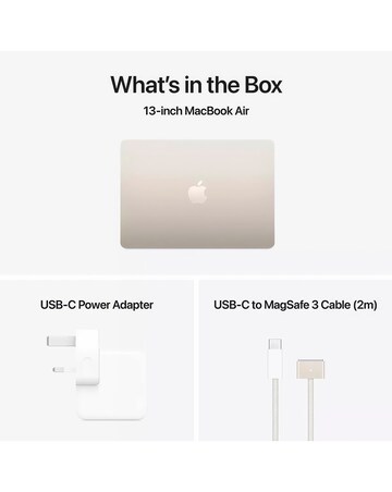 Apple MacBook Air (M4, 2025) 13in 10-Core CPU 10-Core GPU 24GB 512GB - Starlight