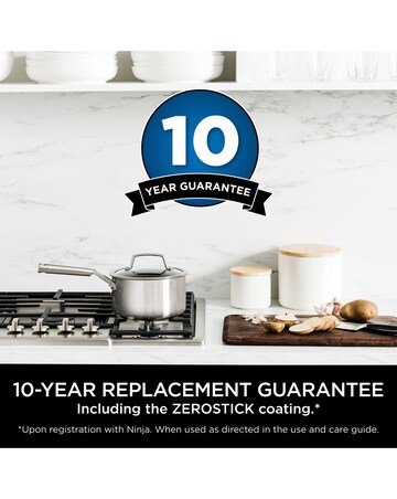 Ninja Foodi ZEROSTICK Stainless Steel 30cm Frying Pan