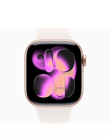 Apple Watch Series 11 GPS + Cellular 42mm - Light Blush Sport Band - M/L