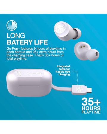JLAB GO Air Pop True Wireless Earbuds - Lilac